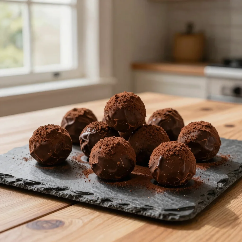 Dark Chocolate Maine Honey Truffles (8oz)